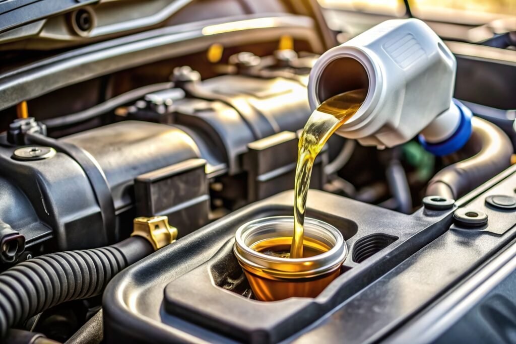 Antifreeze And Engine Oil